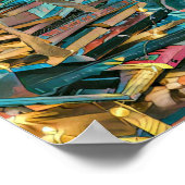 Poster Illustration de l'amoureux de bibliothèque (Coin)