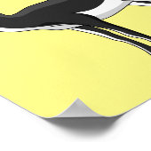 Poster Illustration de l'antilope Blackbuck (Coin)