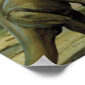 Poster Illustration de l'Apatosaure (Brontosaurus) (Coin)