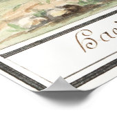 Poster Illustration de lapin (Coin)