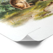 Poster Illustration de lapin (Coin)