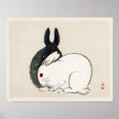 Poster Illustration de lapin (Devant)