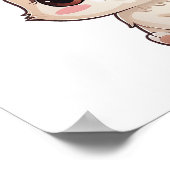 Poster Illustration de lapin de dessin (Coin)