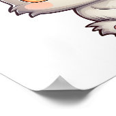 Poster Illustration de lapin de dessin (Coin)