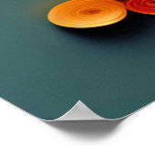 Poster Illustration de l'arbre d'automne de l'orange de r (Coin)