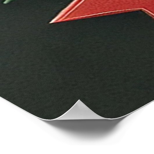 Poster Illustration de l'arbre de Noël (Coin)