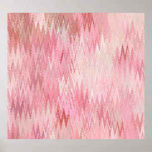 Poster Illustration de l'Arrière - plan en mosaïque rose 