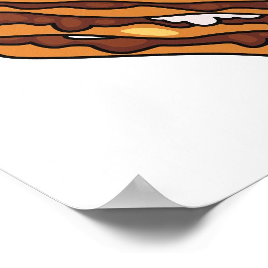 Poster Illustration de Lasagna (Coin)