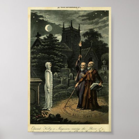 Poster Illustration de l'astronomie vintage (Devant)