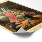 Poster Illustration de l'astronomie vintage (Coin)