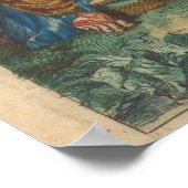 Poster Illustration de l'Atlas vintage (Coin)