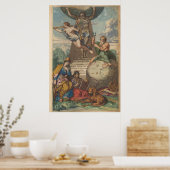 Poster Illustration de l'Atlas vintage (Cuisine)