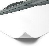 Poster Illustration de l'avion de chasse (Coin)