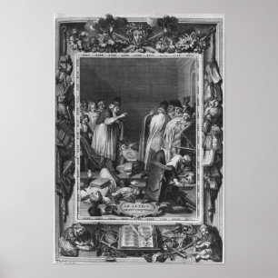 Poster Illustration de "Le Lutrin" par Nicolas