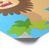 Poster Illustration de l'effervescence de lions heureux (Coin)