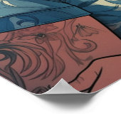 Poster Illustration De L'Élevage Hommes Gay Du Centre-Vil (Coin)