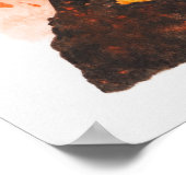 Poster Illustration de l'éruption volcanique (Coin)