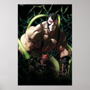 Poster Illustration de l'essaim de chauves-souris de Batm