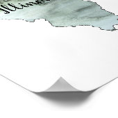 Poster Illustration de l'État de l'Illinois (Coin)