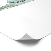Poster Illustration de l'État de Virginie (Coin)
