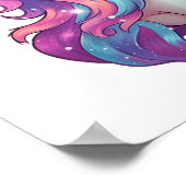 Poster Illustration de licorne de dessin (Coin)