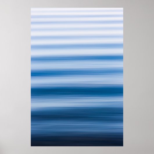 Poster Illustration de l'ondulation de l'eau (Devant)