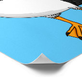 Poster Illustration de macareux de l'Atlantique (Coin)