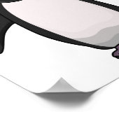 Poster Illustration de mignon macaroni pingouin (Coin)