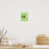 Poster Illustration de mignonne guava feijoa (Cuisine)