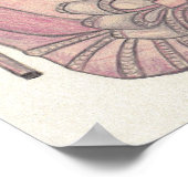 Poster Illustration de mode originale de la chaussure Val (Coin)