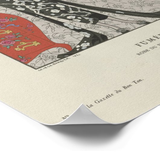 Poster Illustration de mode vintage (Coin)