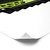 Poster Illustration de motoneige (Coin)