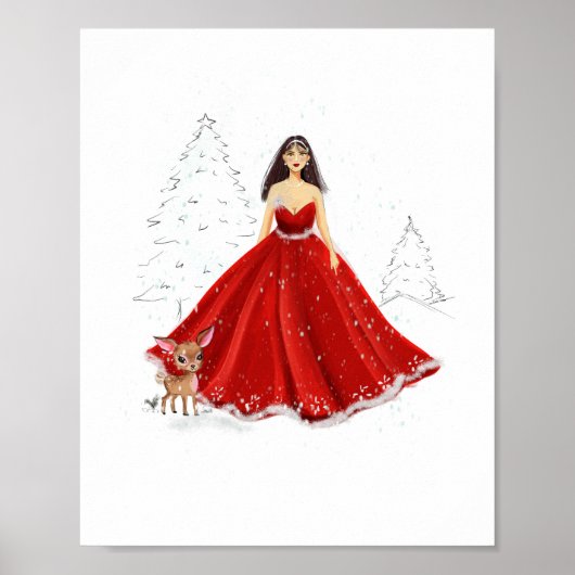Poster Illustration de Noël (Devant)