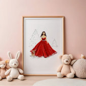 Poster Illustration de Noël