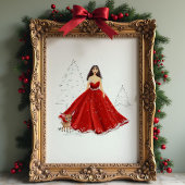 Poster Illustration de Noël