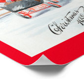 Poster Illustration de Noël Clause Holiday (Coin)