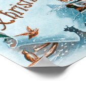 Poster Illustration de Noël Clause Holiday (Coin)
