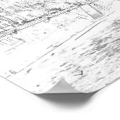 Poster Illustration de Notre Dame de Paris (Coin)