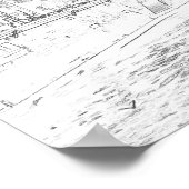 Poster Illustration de Notre Dame de Paris (Coin)