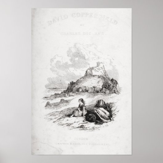 Poster Illustration de page de titre de 'David (Devant)