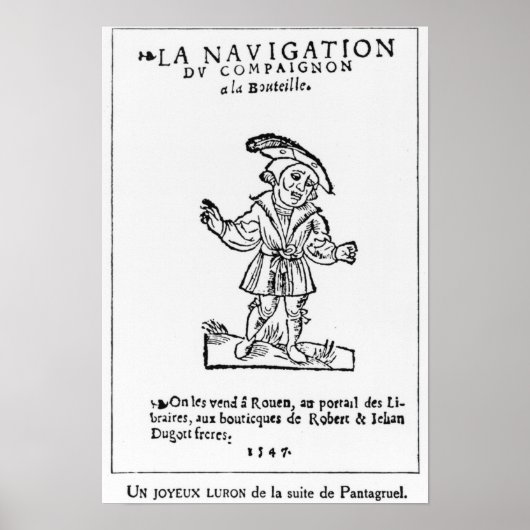 Poster Illustration de 'Pantagruel' (Devant)