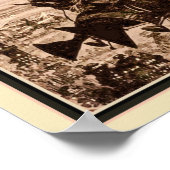 Poster Illustration de Paris rétro-futuriste des années 1 (Coin)