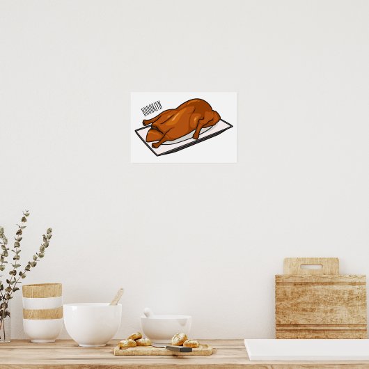 Poster Illustration de Peking duck (Cuisine)