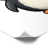 Poster Illustration de pingouin de dessin (Coin)