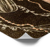 Poster Illustration de poisson d'antiquité de la méduse v (Coin)