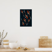 Poster Illustration de poisson koi aquarelle (Cuisine)