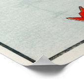 Poster Illustration de poisson rouge sans joint (Coin)