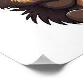 Poster Illustration de porcupine de dessin (Coin)