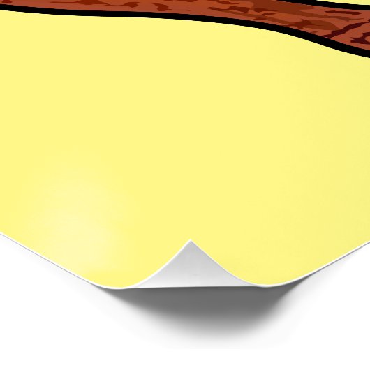 Poster Illustration de poulet rôti (Coin)