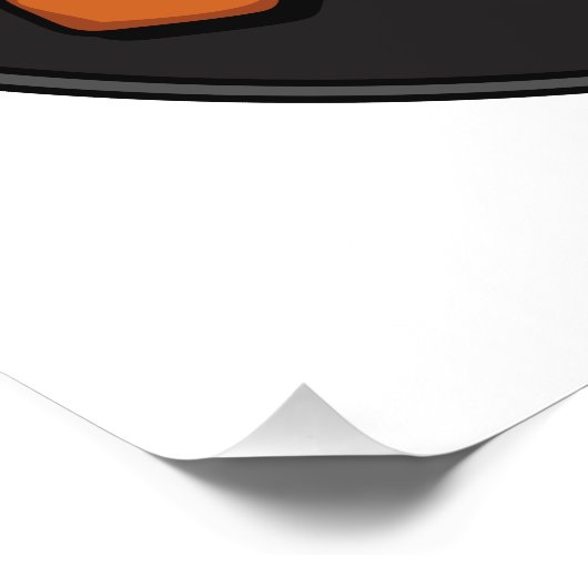 Poster Illustration de poulet rôti (Coin)